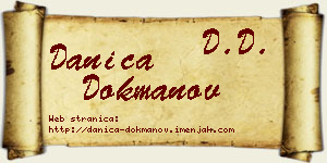 Danica Dokmanov vizit kartica